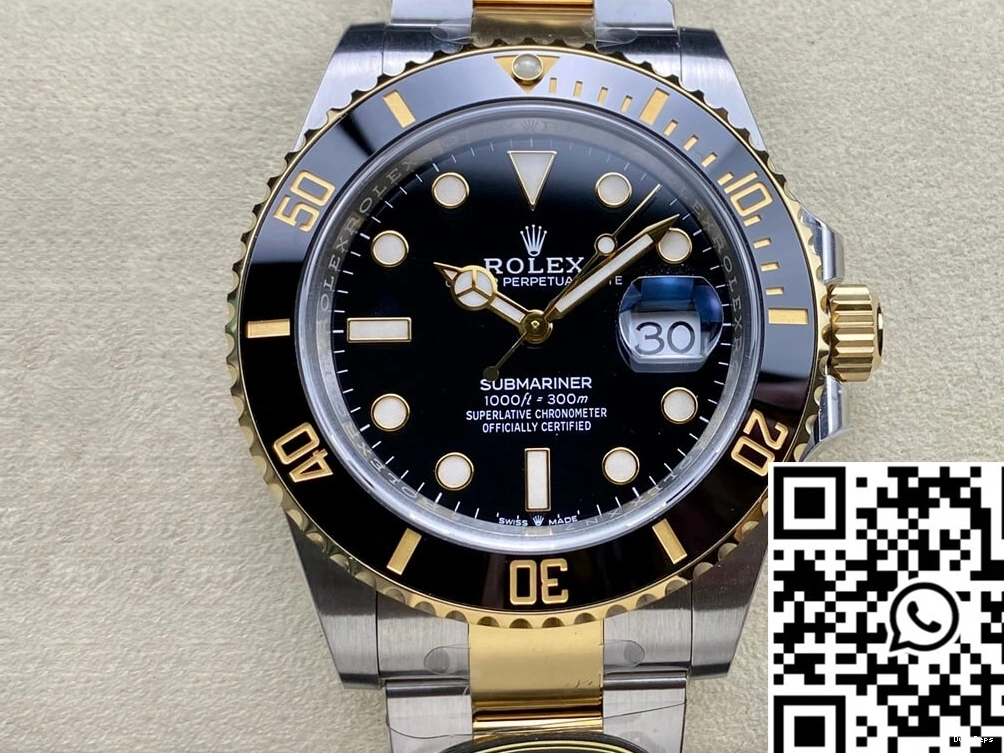 41MM Gold Yellow Rolex Clean M126613LN-0002 Factory Submariner 0418